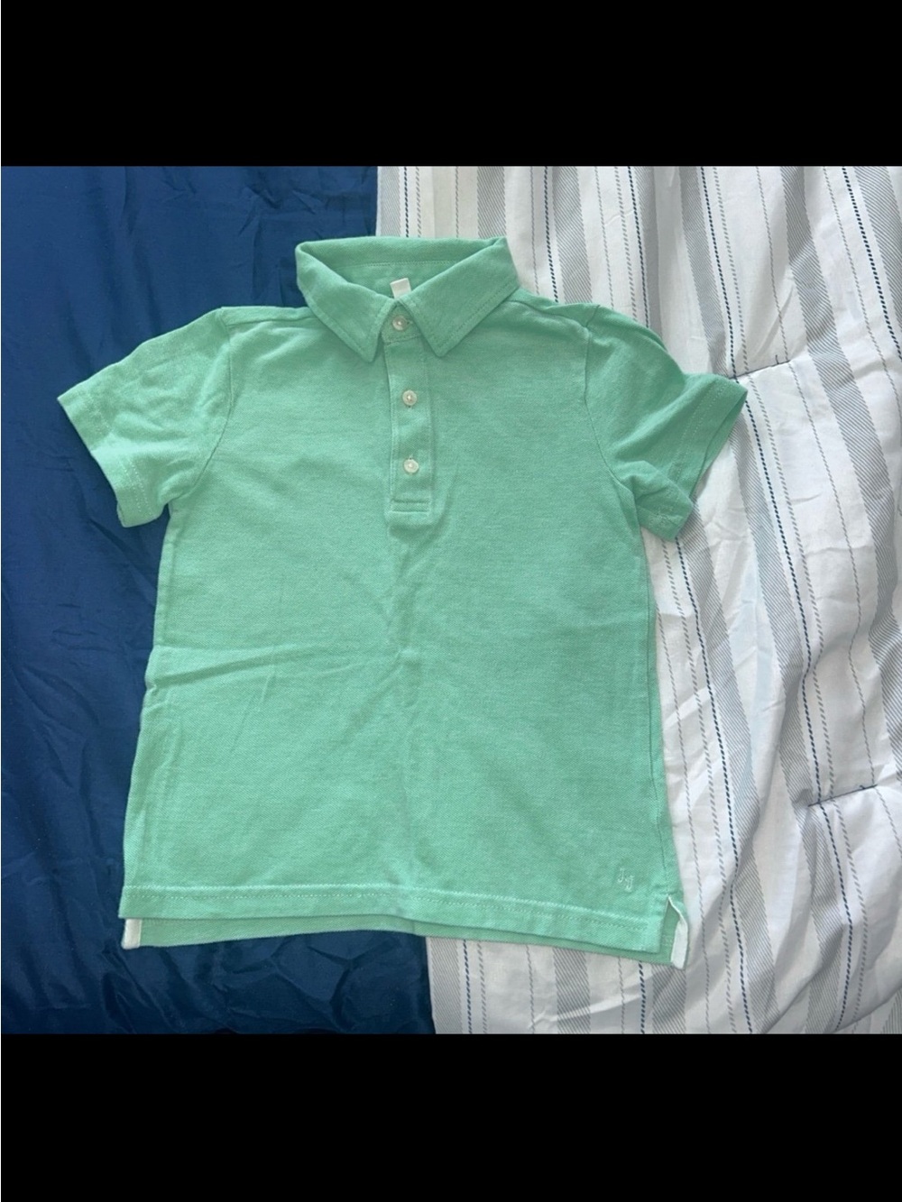 Janie and Jack Short Sleeve Polo in Mint Green